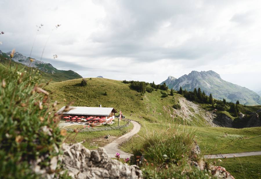 All routes lead to the Kriegeralpe - Kriegeralpe Oberlech